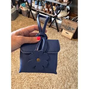 Portland Leather Blooming Wristlet Purse MOLINO BLUE Wristlet FAST SHIP Blue Bag